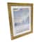 Home 9" x 12" Gold Fredrick Frame with Mat by Studio Décor®